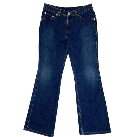 Levi's 517 Vintage Boot Cut Jeans Womens 7S 30X30 Blue Juniors Western Cowgirl - Picture 2 of 13
